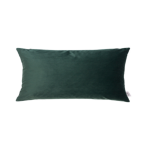 Coussin rempli de fibre vert sapin 30x50 cm