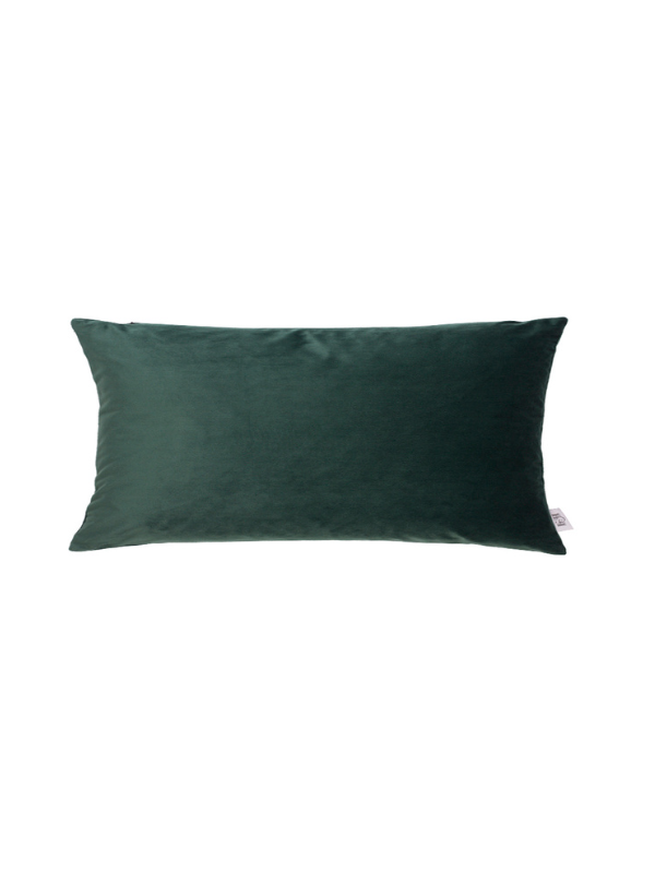 972034 Coussin rempli de fibre vert sapin 30x50 cm – Image 1