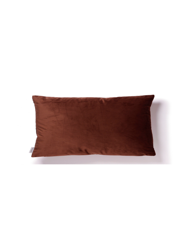 972036 Coussin rempli de fibre marron 30x50 cm – Image 1