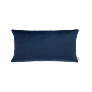 Coussin rempli de fibre bleu nuit 30 x 50 cm