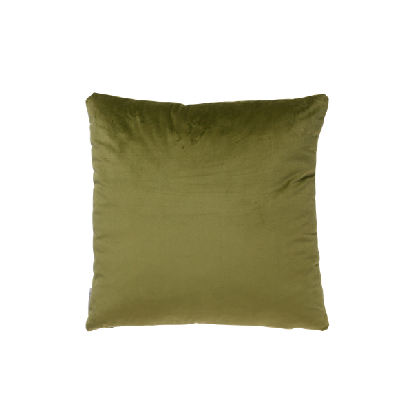 Coussin rempli de fibre 45x45cm  vert olive