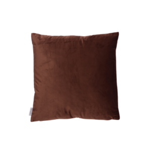 Coussin rempli de fibre 45x45cm marron