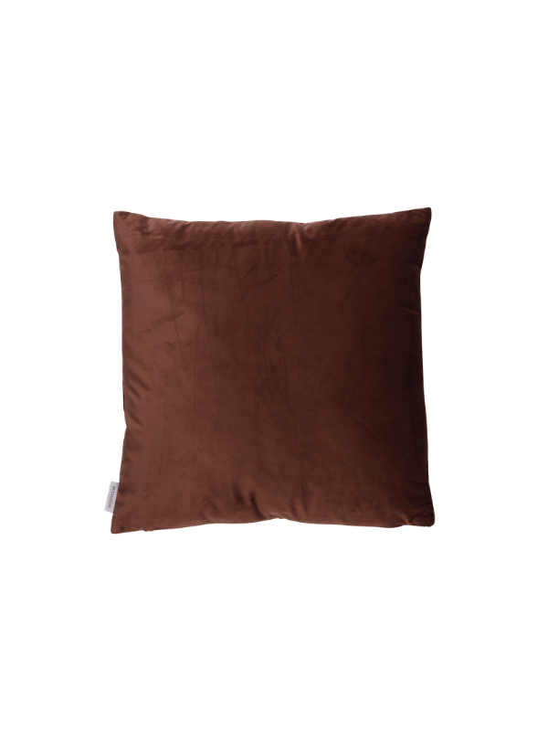 972047 Coussin rempli de fibre 45x45cm marron – Image 1