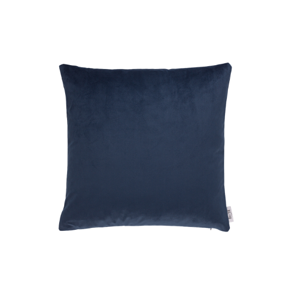 coussin rempli de fibre 45x45 cm bleu nuit