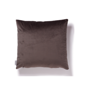 Coussin rempli de fibre 45x45cm marron chocolat