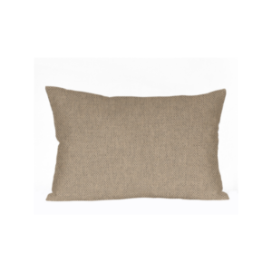 Coussin rempli de fibre 30x50cm beige ficelle