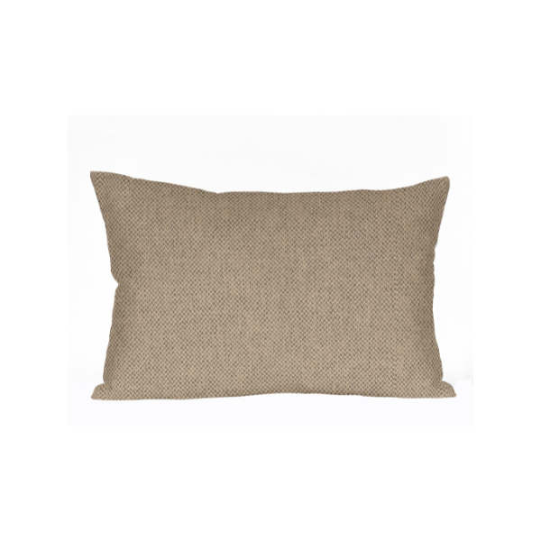 Coussin rempli de fibre 30x50cm beige ficelle