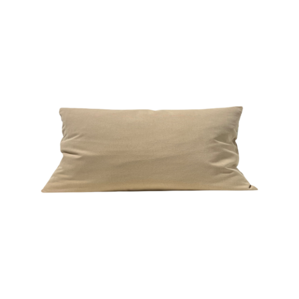 Coussin rempli de fibre 30x50cm beige