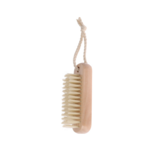 Brosse de pédicure en bois 9x4x3cm