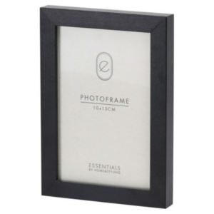 Cadre photo en MDF noir 13x17,5cm