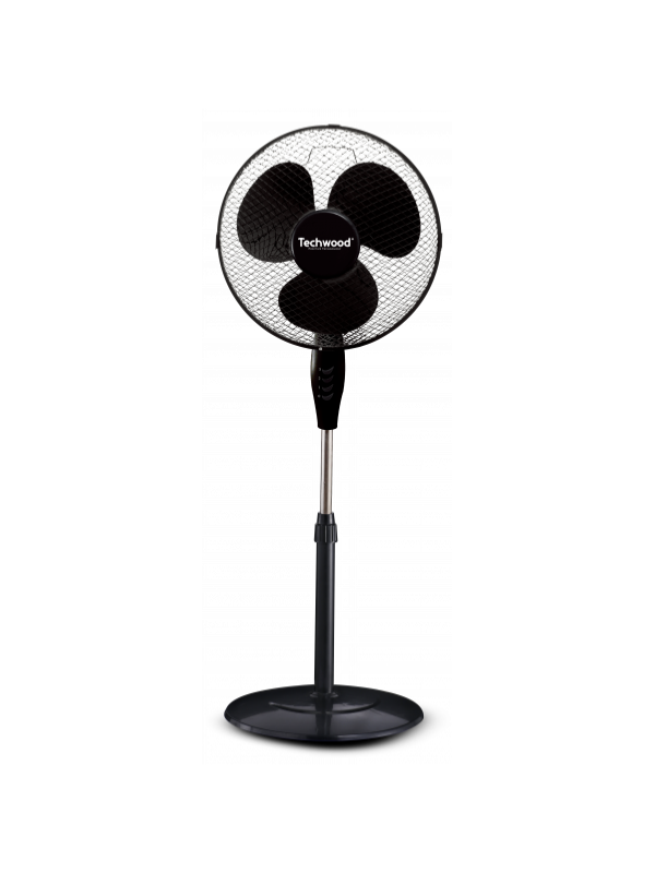 Ventilateur sur pied 40cm 45w noir TECHWOOD