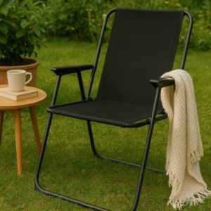 Chaise pliante 57 X 48 X 42 cm noir