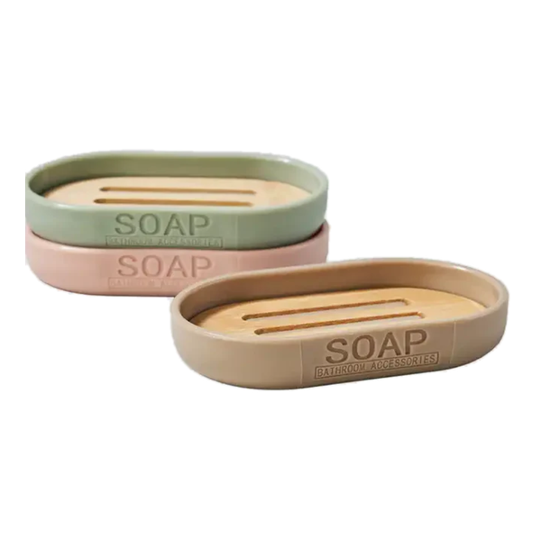 Porte-savon 12,3x7,8x2,5mm 3 coloris