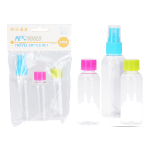 Bouteilles de voyage 3pièces