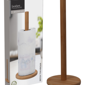 Porte rouleau de cuisine en bambou