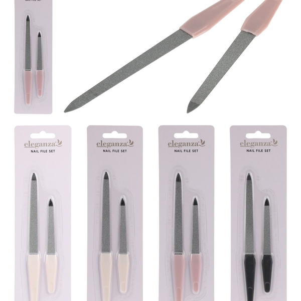 Limes à ongles 2pièces 4 coloris