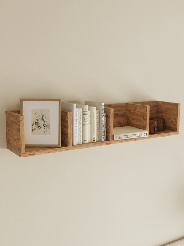 984663 Étagère murale en bois de pin – Image 1