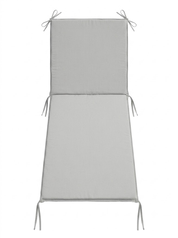 985056 Coussin bain de soleil 190 x 60 cm gris – Image 1