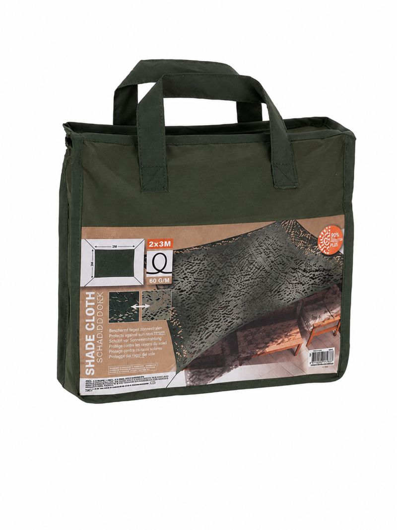 986208 Voile d’ombrage camouflage verte 2 x 3 m – Image 1