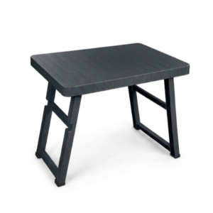 Table pliable en plastique 49,5 × 69,5 × 57,5 cm anthracite
