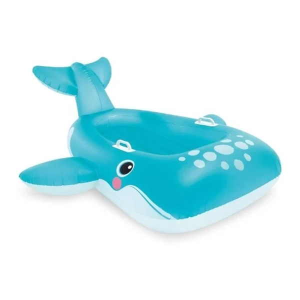 Bouée baleine bleue 168x140 cm