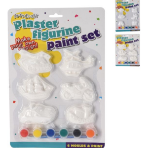 Kit de peinture sur plâtre 6 figurines