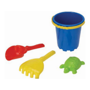 Jouets de plage en polypropylène 4 pieces 14,5 x 13 cm