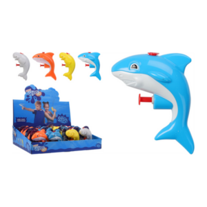Pistolet à eau en polypropylène 12 cm 4 coloris assortis