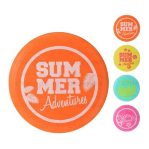 Frisbee diamètre 27 cm 4 coloris assortis