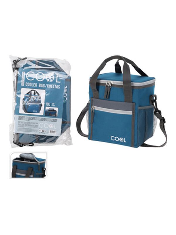 Sac isotherme 10l bleu 21x21x26 cm