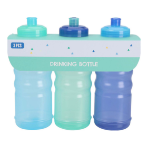 Sports bottle 625ml 23 x 21 x 8 cm 3 pièces Coloris assortis