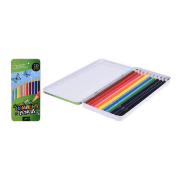 Lot de 10 Crayons de couleur