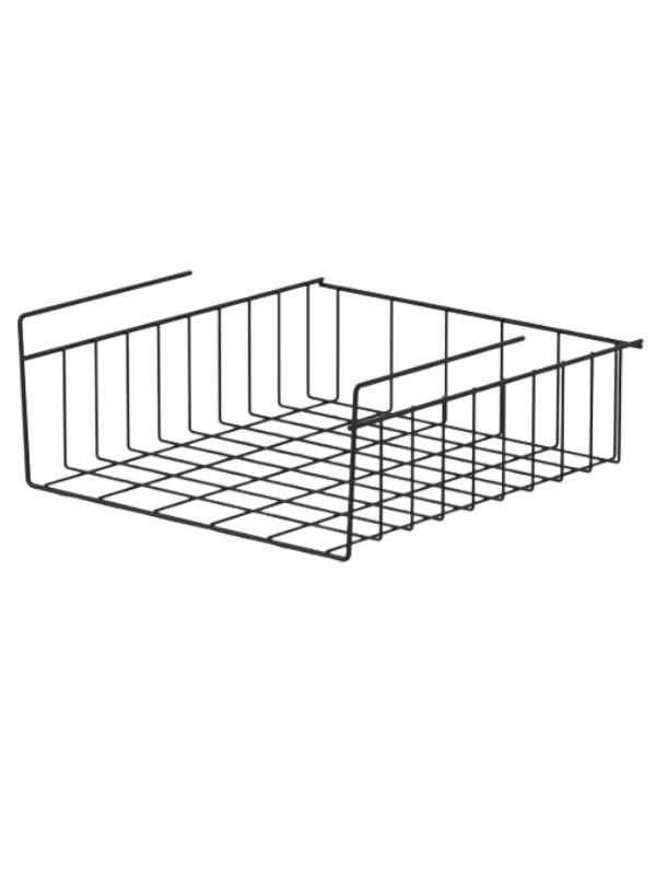 957716 Organisateur sous l’armoire 28 x 13 x 23 cm noir – Image 1