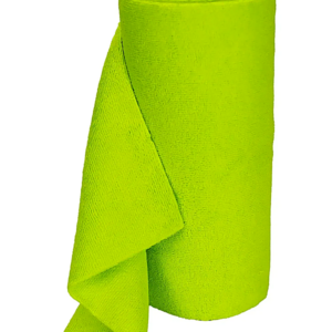 Rouleau de chiffons de nettoyage en microfibre perforée 25 × 25 cm – 9 pièces