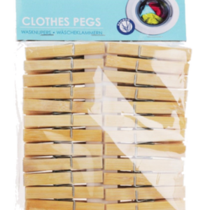 Pince à linge en bambo 48 pièces