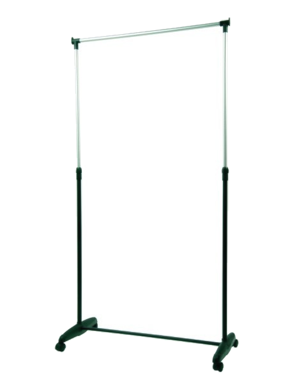 986793 Portant à vêtement simple métal/plastique 85 x 60 x 160 cm – Image 1