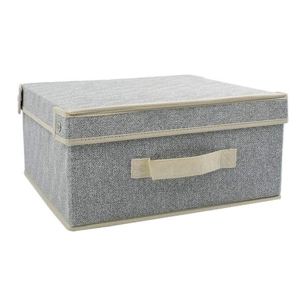 Boîte de rangement microaérée intissée 33x28x15cm