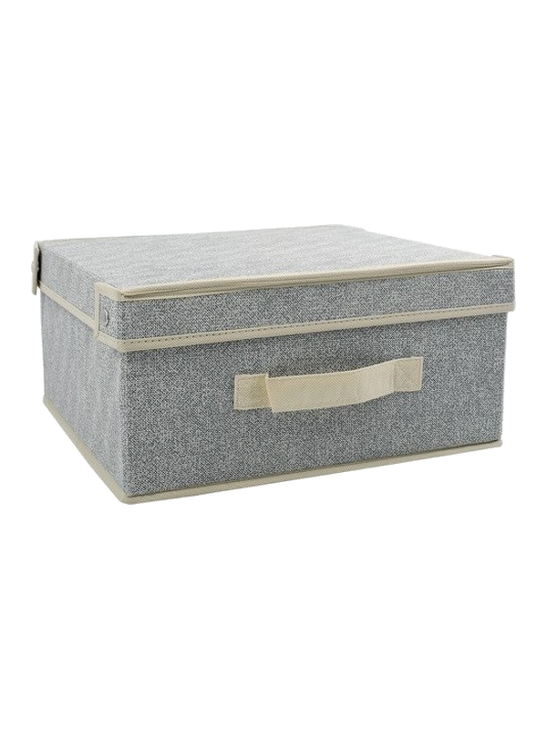 Boîte de rangement microaérée intissée 33x28x15cm