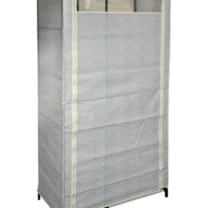 Penderie avec étagères polypropylène 90x45x178 cm gris