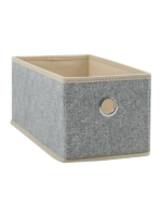 Boîte de rangement microaérée intissée 14x28x13cm – Image 2