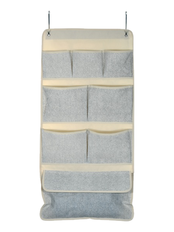 986806 Rangement organisateur mural à suspendre avec 8 poches 40X80CM – Image 1