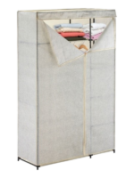 Penderie avec étagères polypropylène 110x45x177cm gris – Image 2