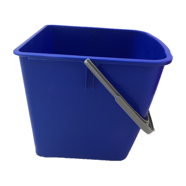 Seau de nettoyage 30 L bleu pour chariot