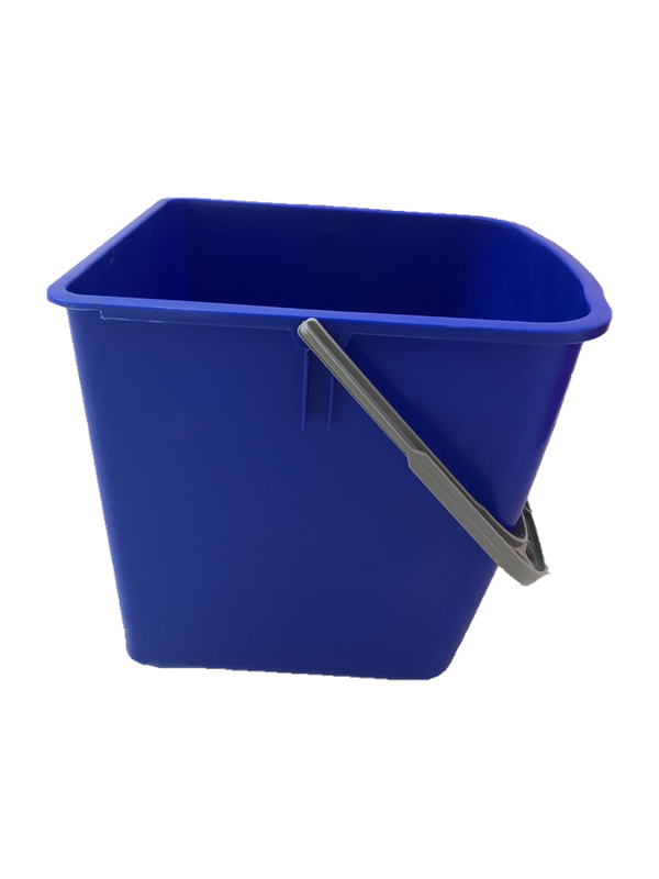Seau de nettoyage 30 L bleu pour chariot