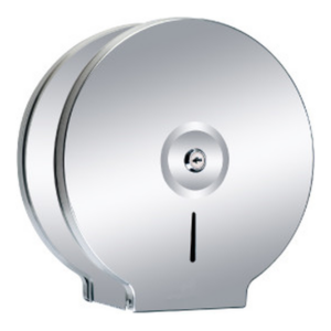 Distributeur de papier toilette Jumbo en acier inoxydable poli