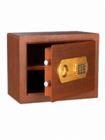 Coffre-fort 30x38x30cm effet bois – Image 2