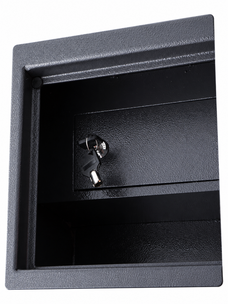 Coffrefort pour armes 138x32x20cm noir mat – Image 4