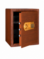 Coffre-fort 50x35x31cm effet bois – Image 2