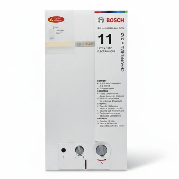 Chauffe-eau à gaz 11 L/min électronique Bosch