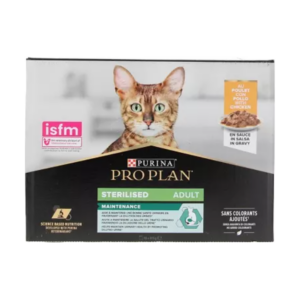 Pochon chat stérilisé poulet 10x85g